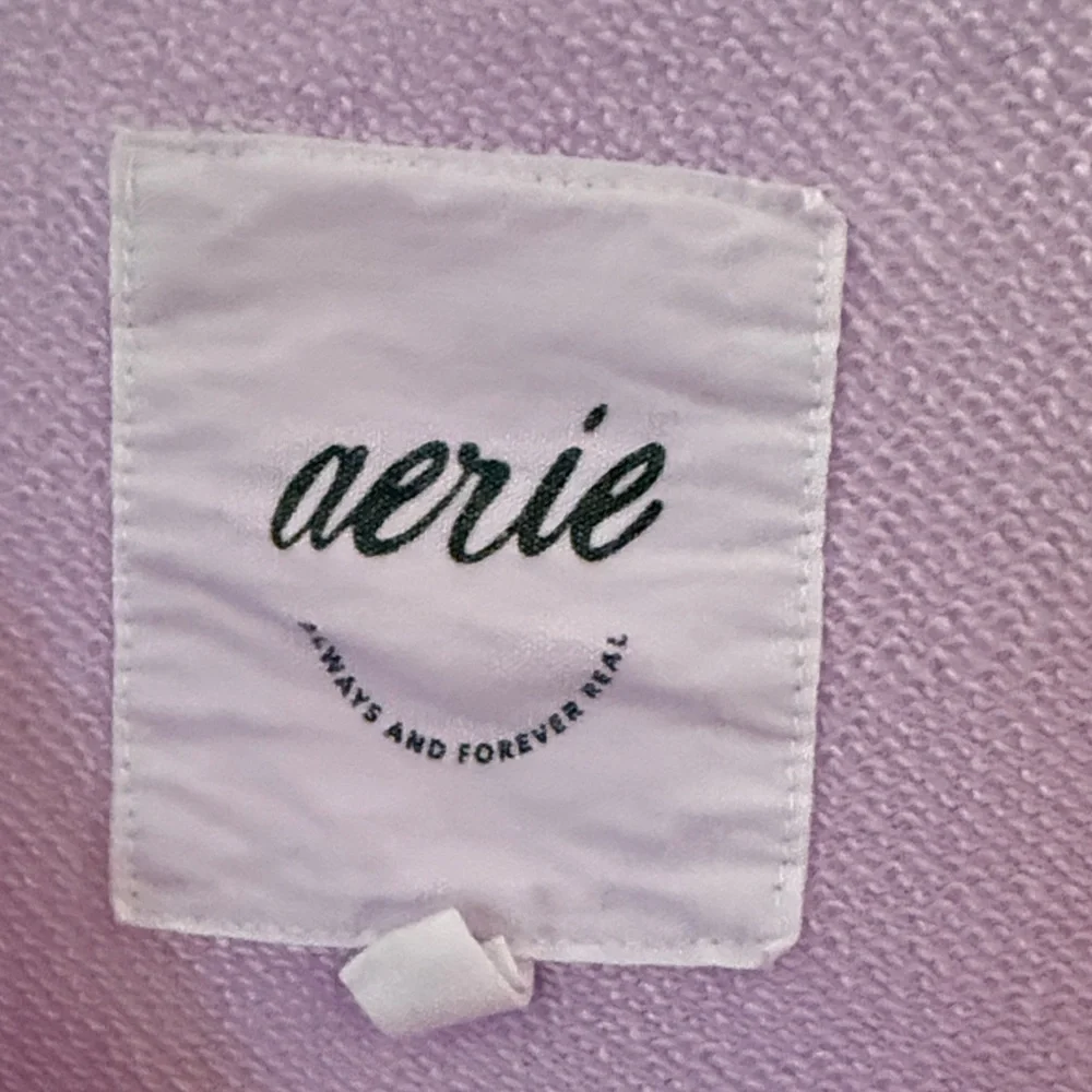 Aerie Lavender Textured Top - Picture 2 of 2